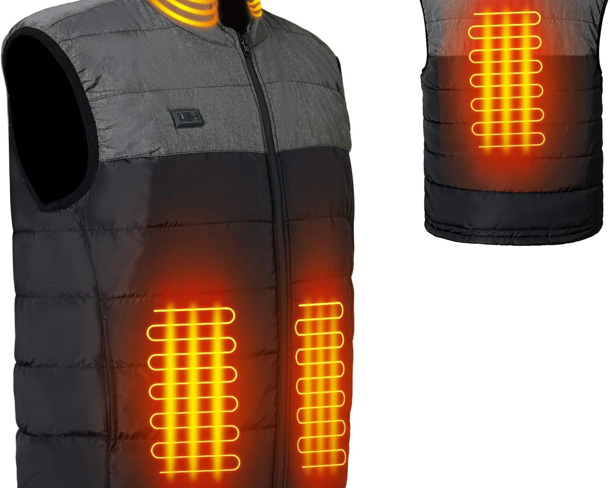 Heated Vest for Men, Mens Heated Vest Outdoor Clothing